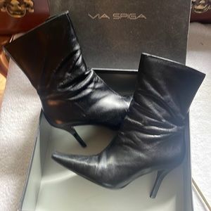 Aldo leather dress boots